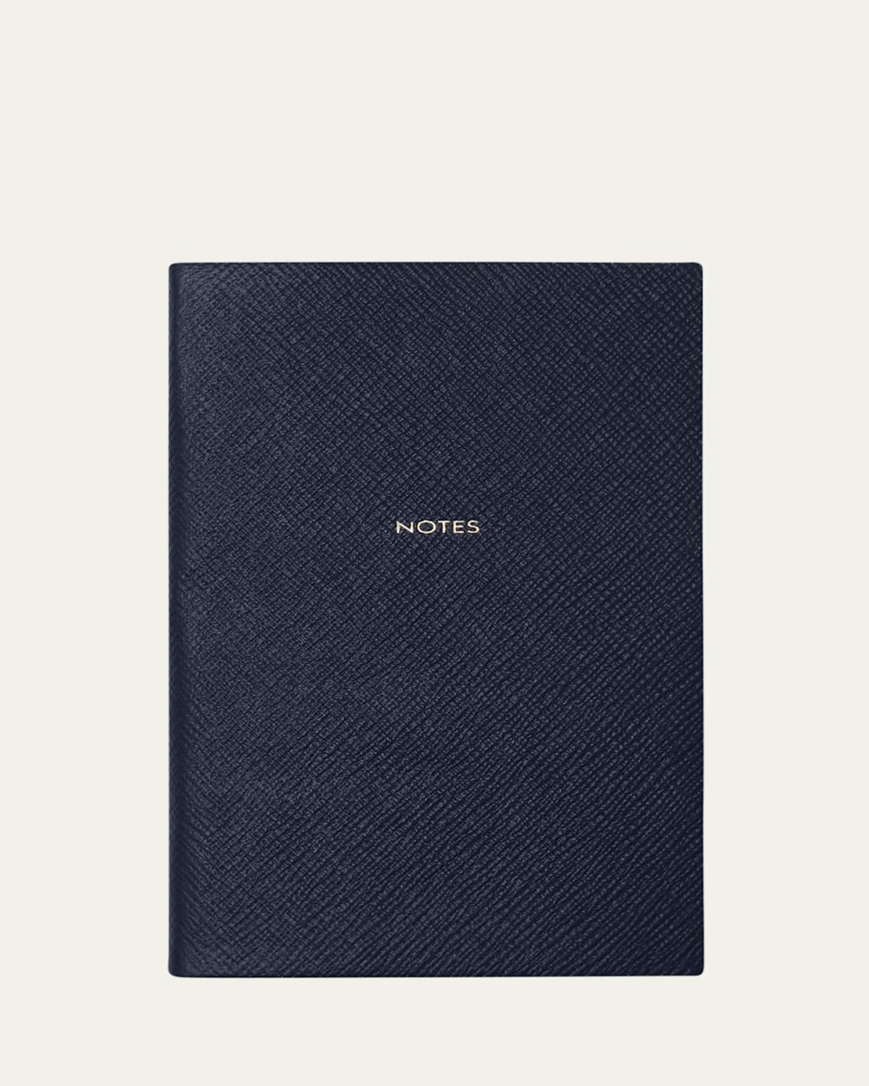 "Notes" Chelsea Panama Leather Notebook